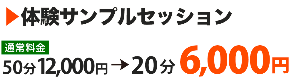 通常料金12000円を6000円
